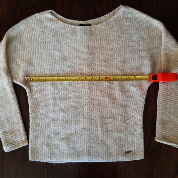Abercrombie & Fitch Beige Boatneck Sweater Size XS - Picture 7 of 7